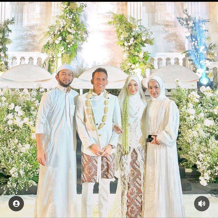Alfie Alfandy dan istri hadir ke akad nikah Adiba-Egy (Instagram.com/alfiealfandy)