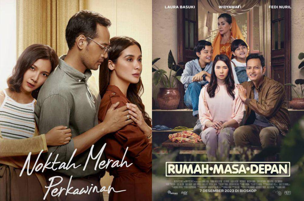 Film adaptasi sinetron jadul (dok. Max Pictures / Rumah Masa Depan | dok. Rapi Films / Noktah Merah Perkawinan)