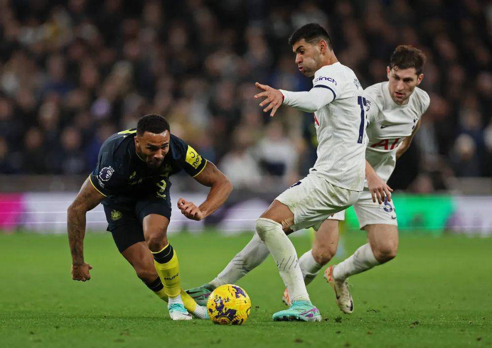Newcastle United melawan Tottenham Hotspur di EPL 2023/2024. (premierleague.com)