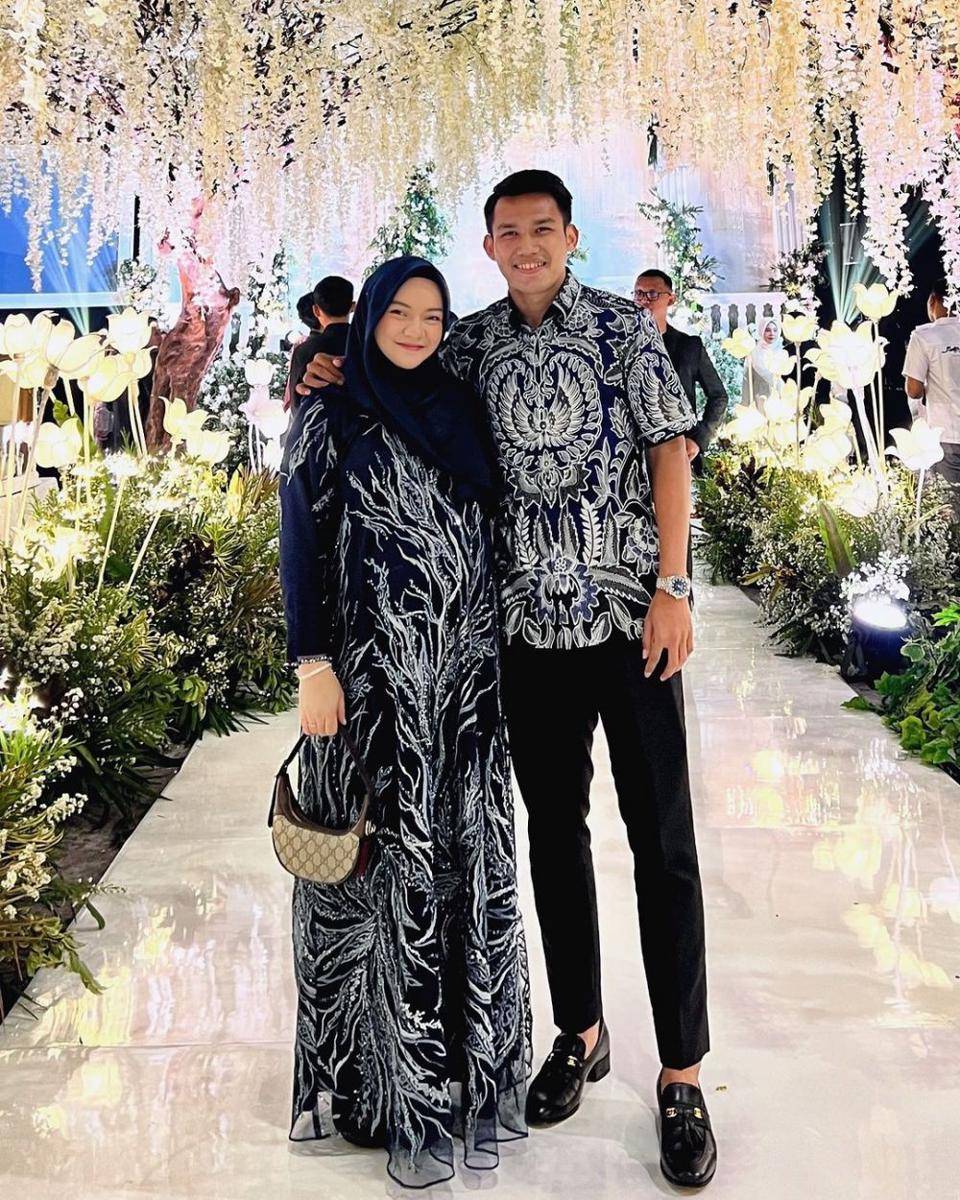 pemain timnas di pernikahan Egy-Adiba (instagram.com/rismahanisulaiman_)