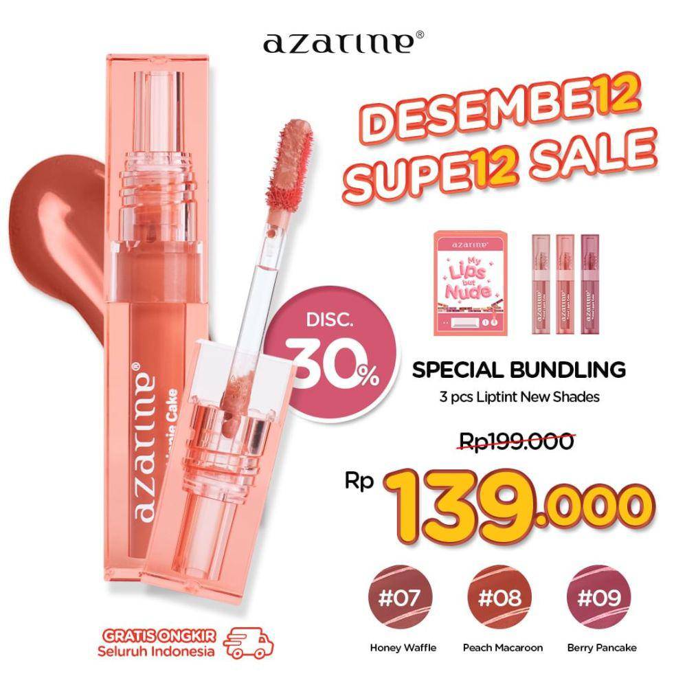Promo skincare dan makeup 12.12. (instagram.com/azarinecosmeticofficial)