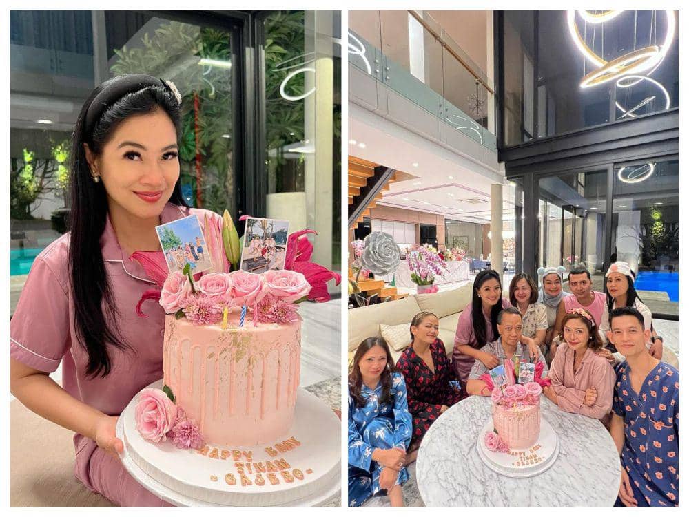 8 Potret Titi Kamal di Pajamas Party sama Sahabat, Rayakan Ultah Lagi!