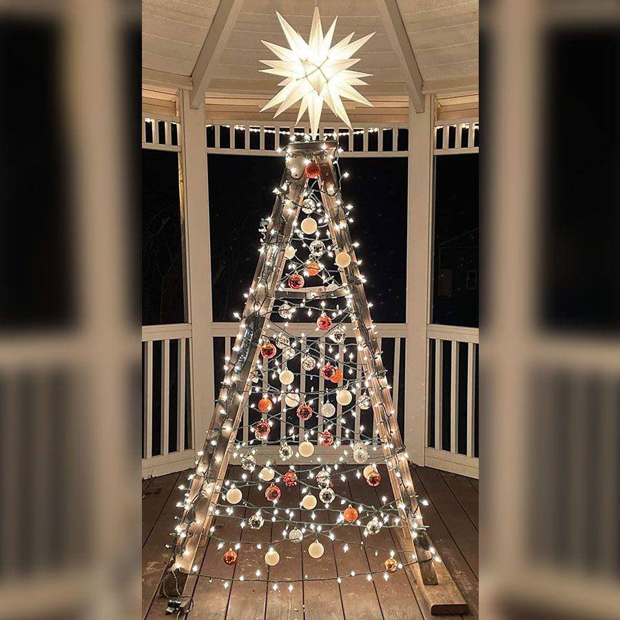 Ilustrasi pohon Natal (Pinterest/@Jane Hughes)