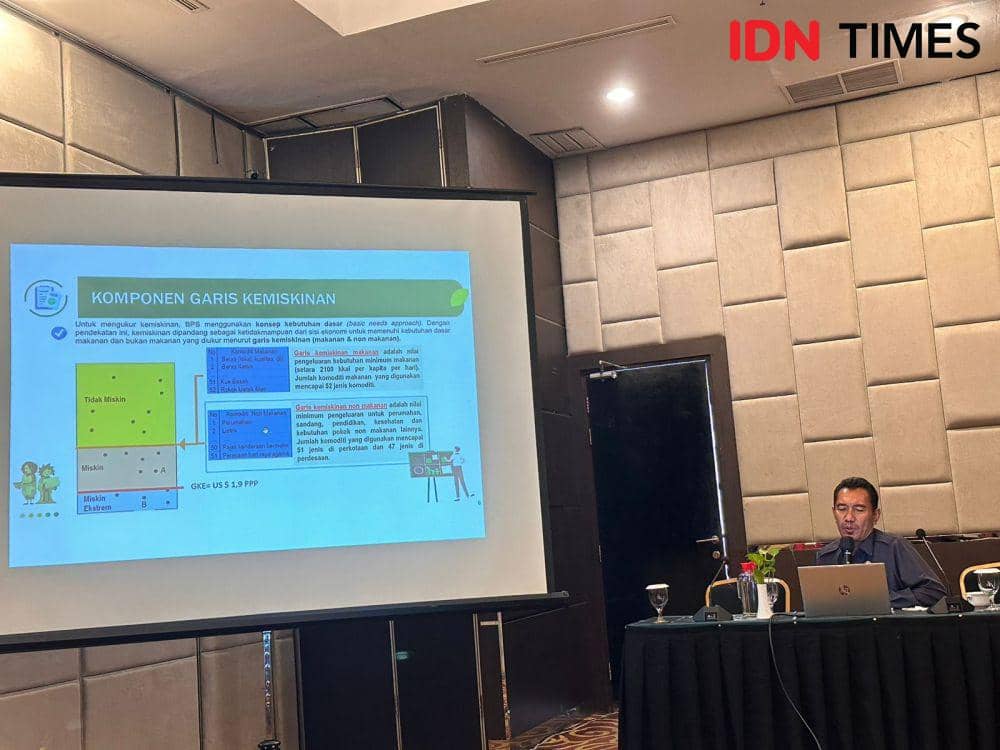 BPS Kalbar merilis sejumlah data kepada awak media. (IDN Times/Teri).