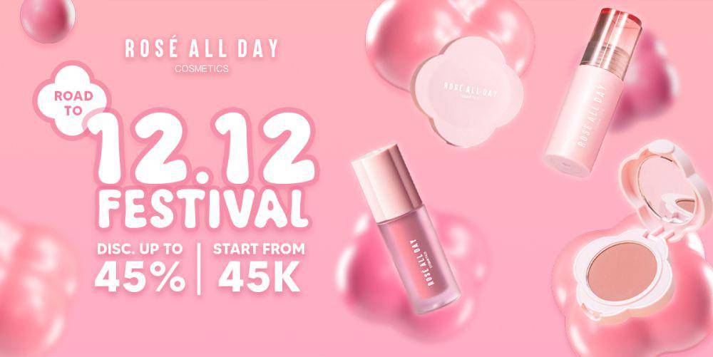 Promo skincare 12.12. (shopee.co.id/roseallday.co)