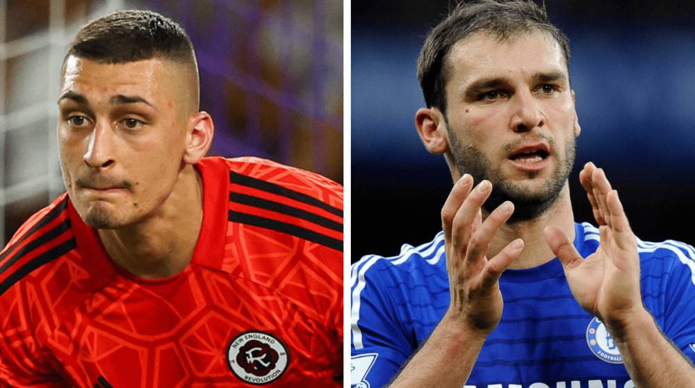 Djordje Petrovic (kiri) dan Branislav Ivanovic (kanan) (mlssoccer.com | twitter.com/ChelseaFC)
