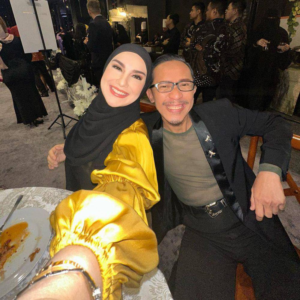 potret Aming dan Irish Bella di pernikahan Egy dan Adiba (instagram.com/amingisback)