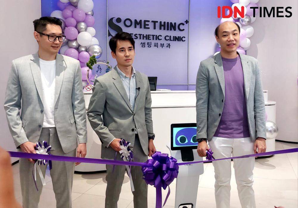 Peresmian Somethinc Aesthetic Clinic di Kelapa Gading, Jakarta. (IDN Times/Umi Kalsum)