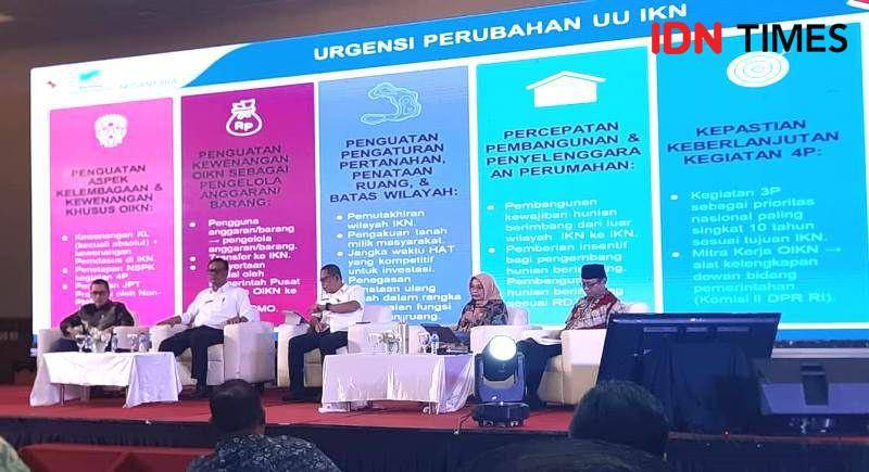 Sosialisasi UU Nomor 21 Tahun 2023 tentang IKN (IDN Times/Ervan)