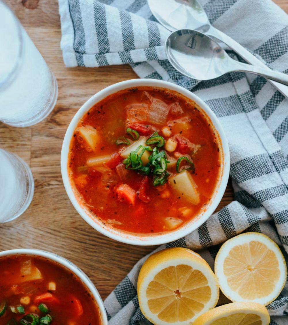 sup tahu pedas kimchi (unsplash.com/Nathan Dumlao)
