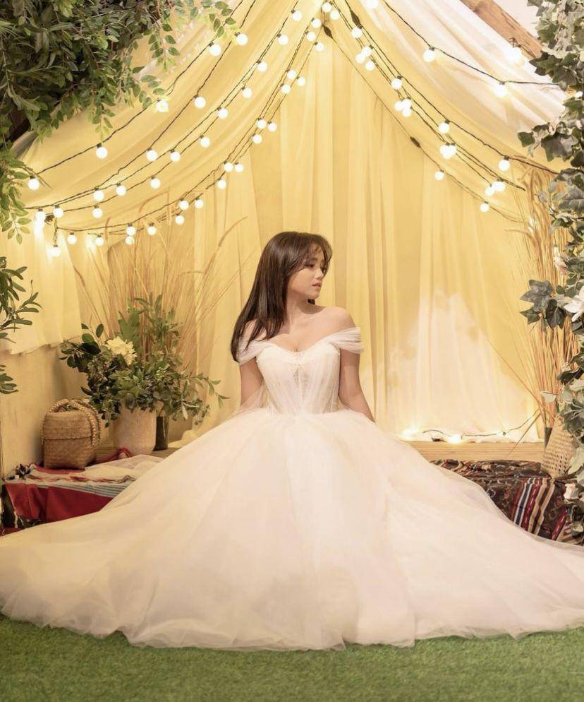 pemotretan terbaru Fuji bak pengantin di drama Korea (Instagram.com/fuji_an)