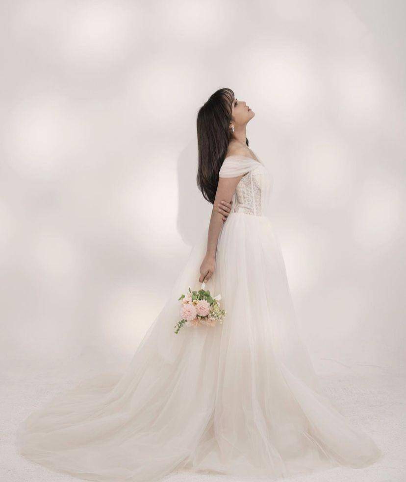 pemotretan terbaru Fuji bak pengantin di drama Korea (Instagram.com/fuji_an)