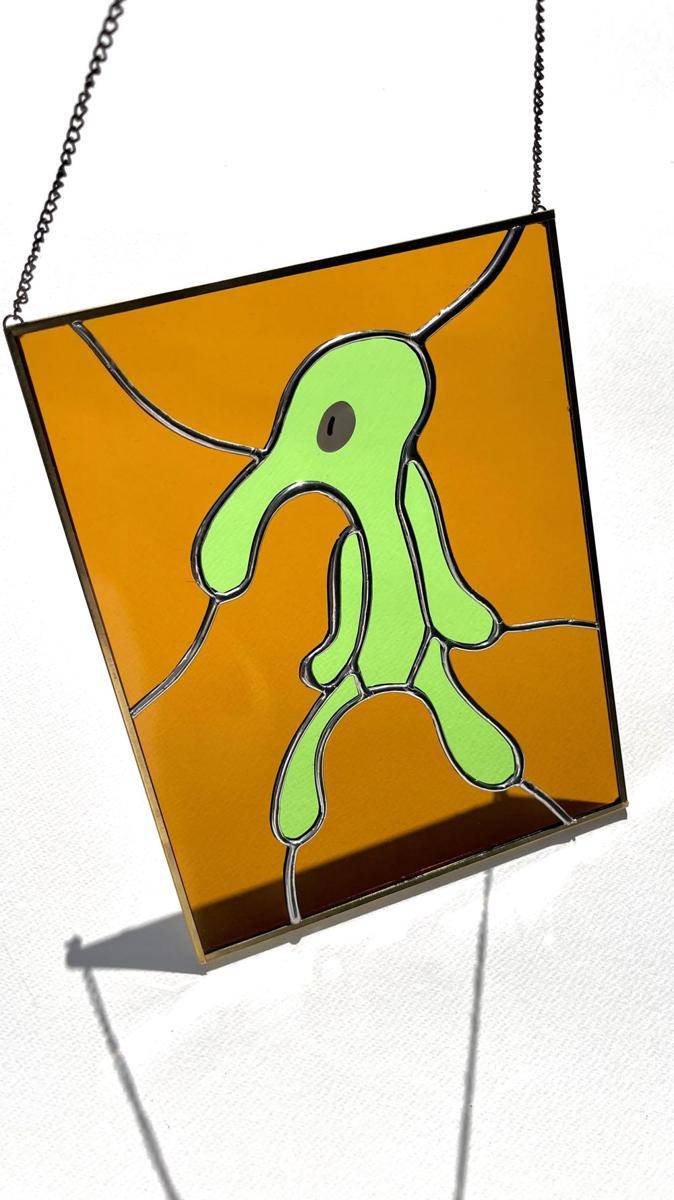 potret karya buatan tangan bertema SpongeBob (reddit.com/user/CanYasar-Odyssee)