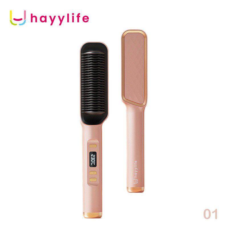 Hayylife Hair Straightener Brush (tokopedia.com/hayylife)