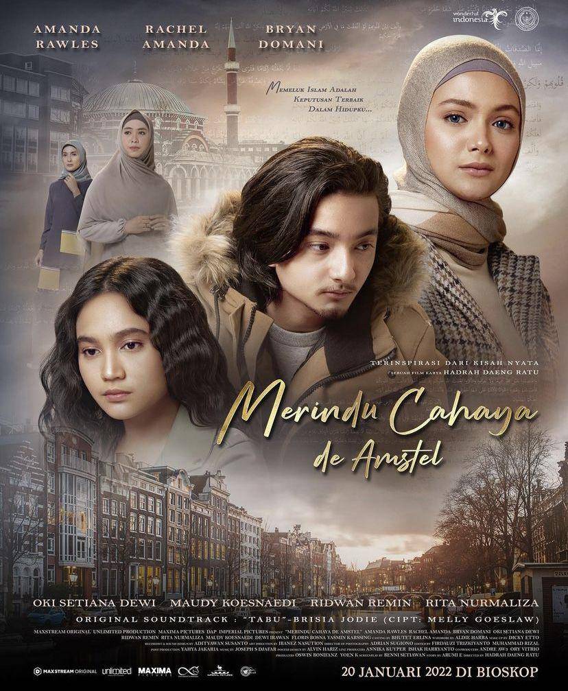poster film Merindu Cahaya de Amstel (instagram.com/bryandomani_bd_)