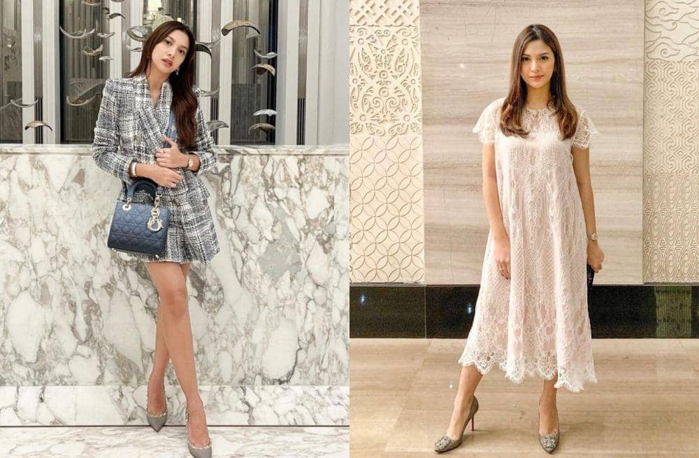 7 Ide Outfit Makan Malam di Fine Dining Resto ala Alisia Rininta