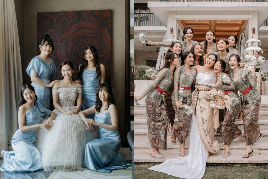 14 Busana Bridesmaid Artis Terapik 2023, Adat dan Modern Buat Terpana