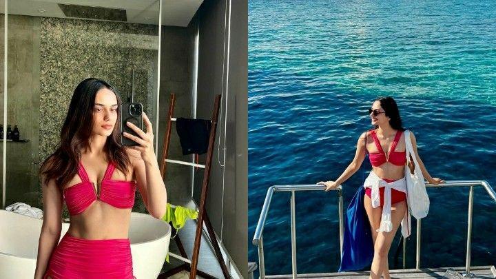 10 Potret Liburan Manushi Chhillar di Maldives, Rileks Maksimal