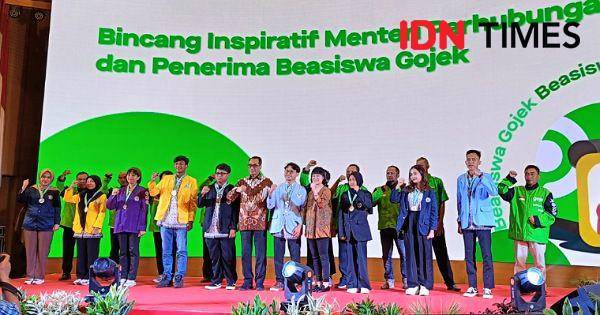 Angkatan pertama dari program Beasiswa Gojek (IDN Times/Misrohatun)