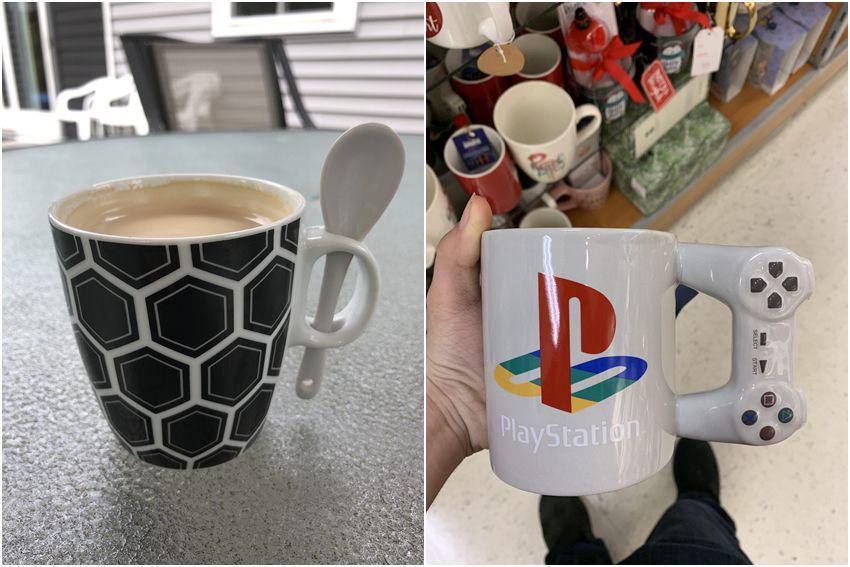 10 Desain Pegangan Cangkir Paling Nyentrik, Ada yang Bentuk Stik PS!