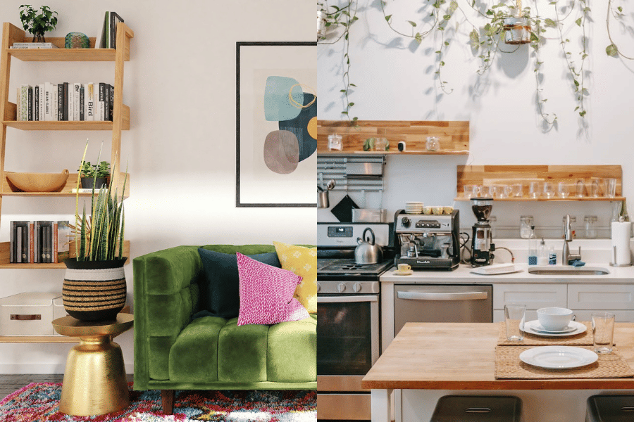 ide desain ruang rumah cozy dan minimalis (unsplash.com/Spacejoy | pexels.com/Charlotte May)