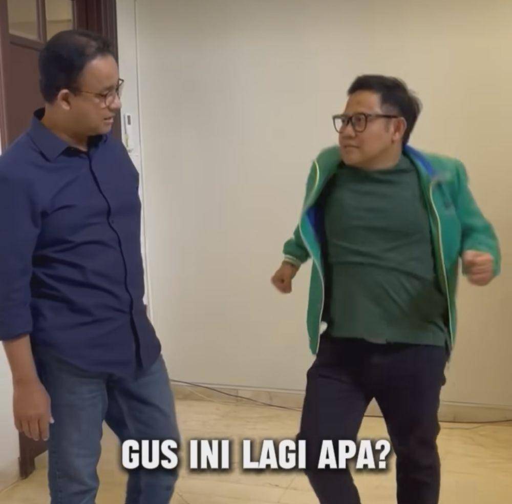 Capres Anies Baswedan dan cawapres Muhaimin Iskandar H-1 sebelum debat putaran pertama. (www.instagram.com/@aniesbaswedan)
