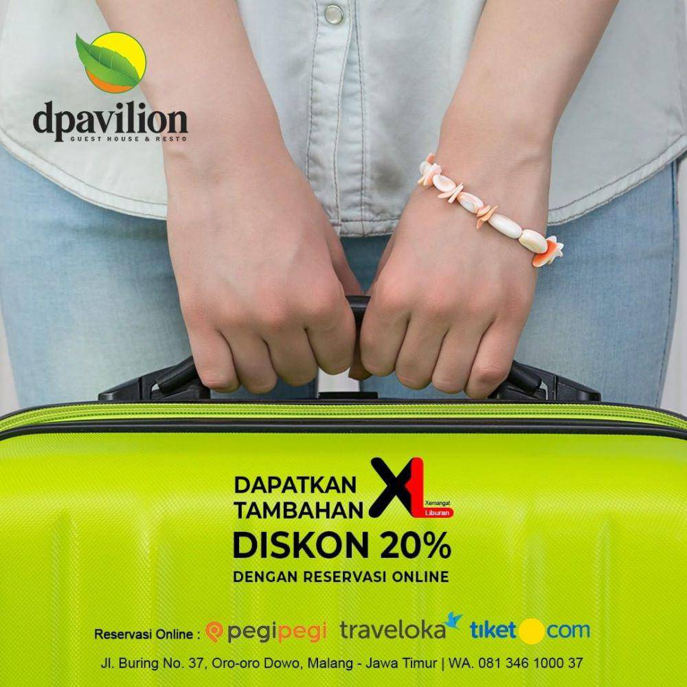 Poster promo. (Instagram.com/dpavilionguesthousemalang)