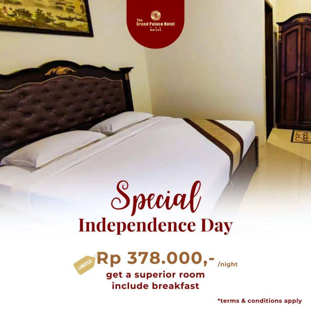 Kamar. (Instagram.com/hotelgrandpalacemalang)