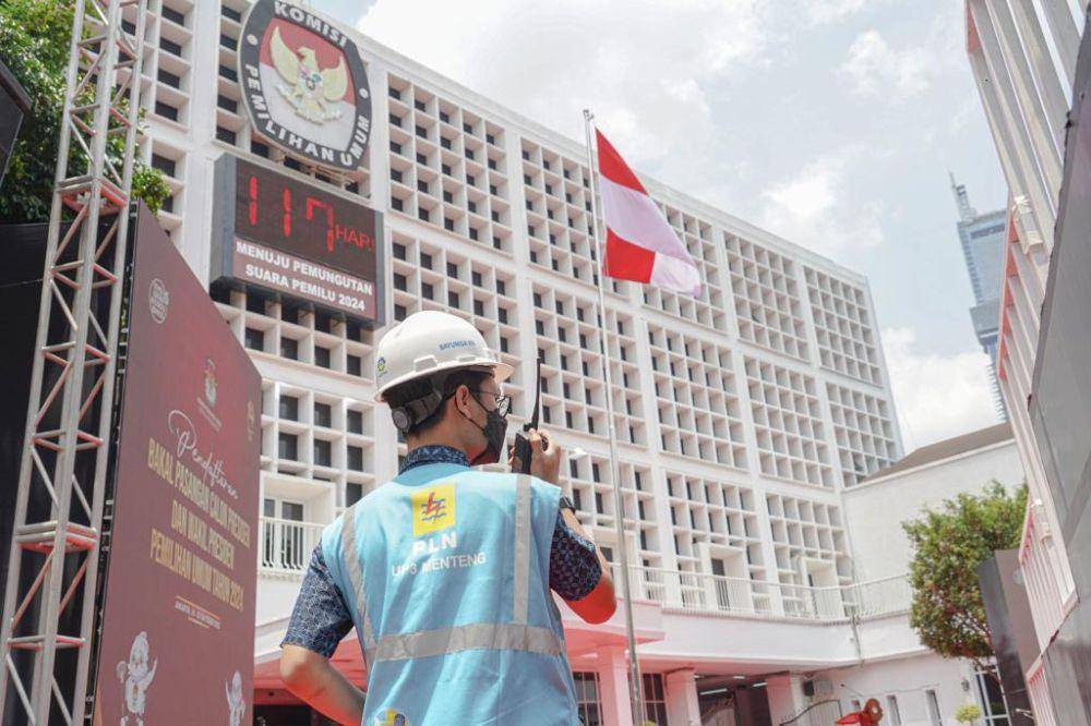 PLN Siapkan Listrik 5 Lapis untuk KPU. (dok. PLN)