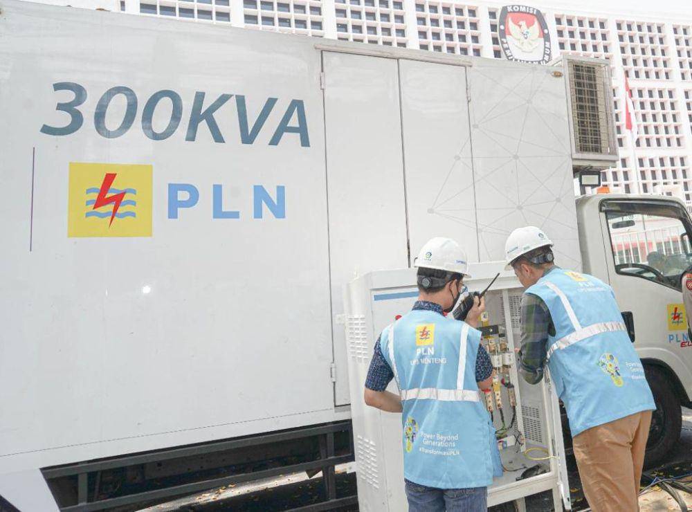 PLN Siapkan Listrik 5 Lapis untuk KPU. (dok. PLN)
