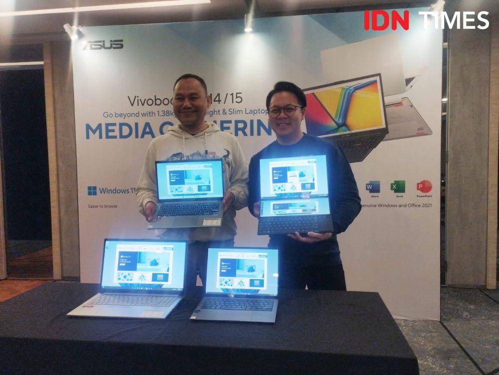 Asus perkenalkan laptop Asus Vivobook Go 14 dan Go 15 (IDN Times/Doni Hermawan)