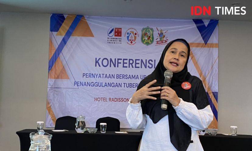 Konprensi pers pernytaaan bersama upaya kolaborasi penanggulangan TB di Medan (IDN Times/Indah Permata Sari)