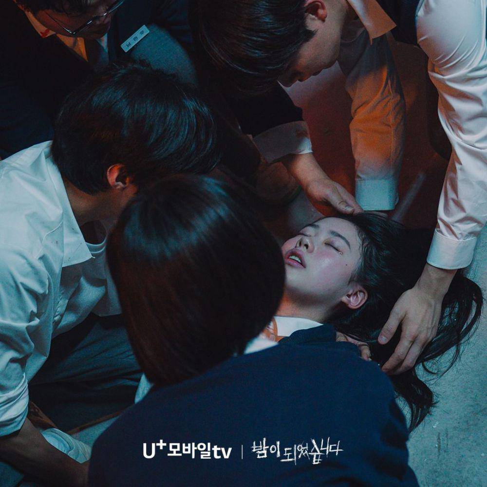 cuplikan mafia game di drama Korea Night Has Come (instagram.com/uplus_mobiletv)