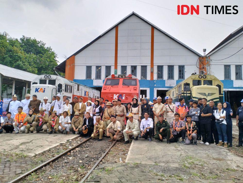 Satu Abad Depo Sidotopo Surabaya, Kereta Api Livery Vintage Dipamerkan