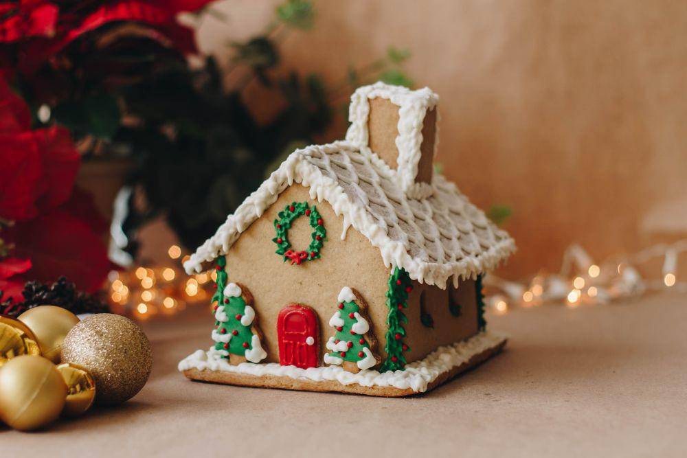 Ilustrasi gingerbread berbentuk rumah (unsplash.com/kronemberger)