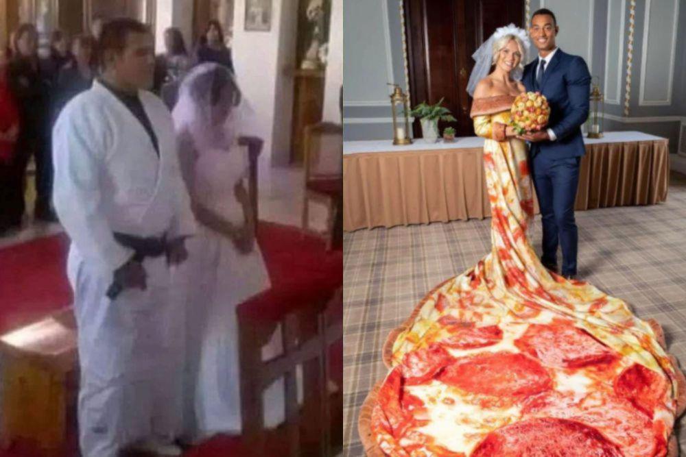 7 Potret Pakaian Pengantin dan Konsep Pernikahan Kocak dan Nyeleneh