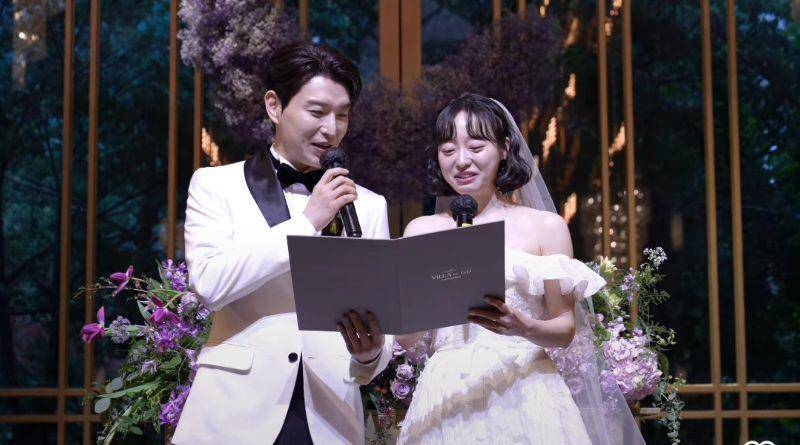 momen pernikahan Bae Doo Hoon Forstella dan Kang Yeon Jung (instagramm.com/weddingme_official)