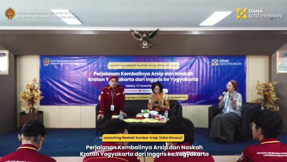 DPAD DIY Luncurkan Naskah Perjalanan Kembalinya Manuskrip Kraton Jogja