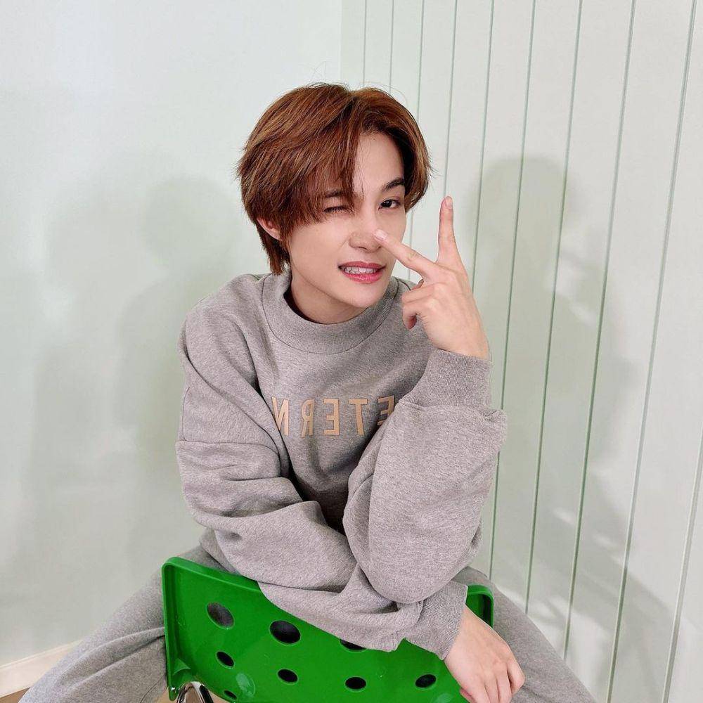 warna rambut ala Yangyang WayV (instagram.com/yangyang_x2)