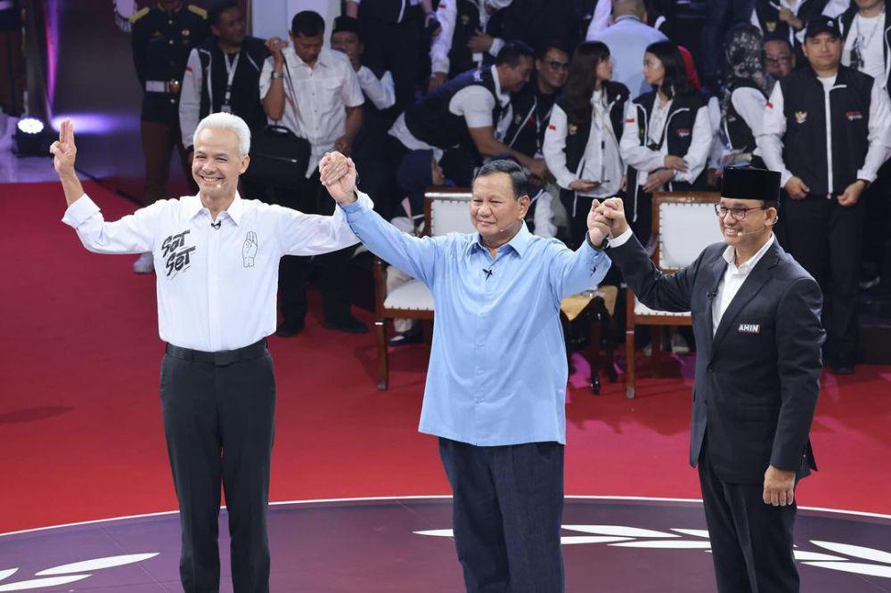 Survei CSIS: Elektabilitas Prabowo Teratas, Anies Salip Ganjar