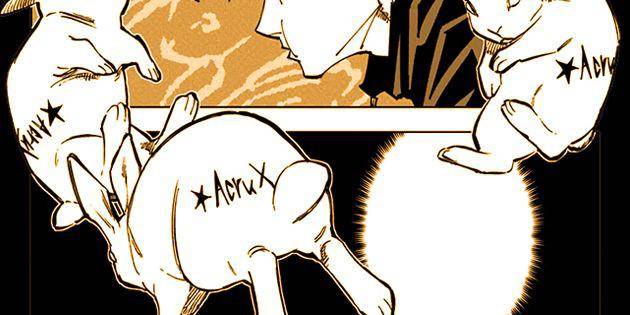 Kelinci Megumi ditandai teknik Kirara ( Dok. Shueisha / Jujutsu Kaisen )