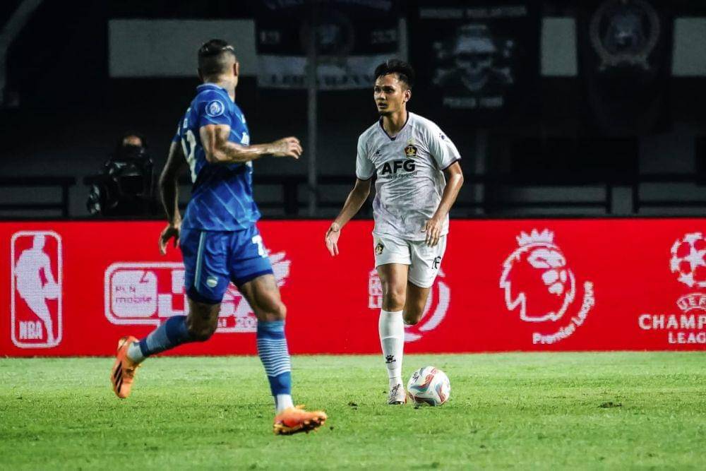 Hamra Hehanusa saat bermain di Persik Kediri. IDN Times/ istimewa