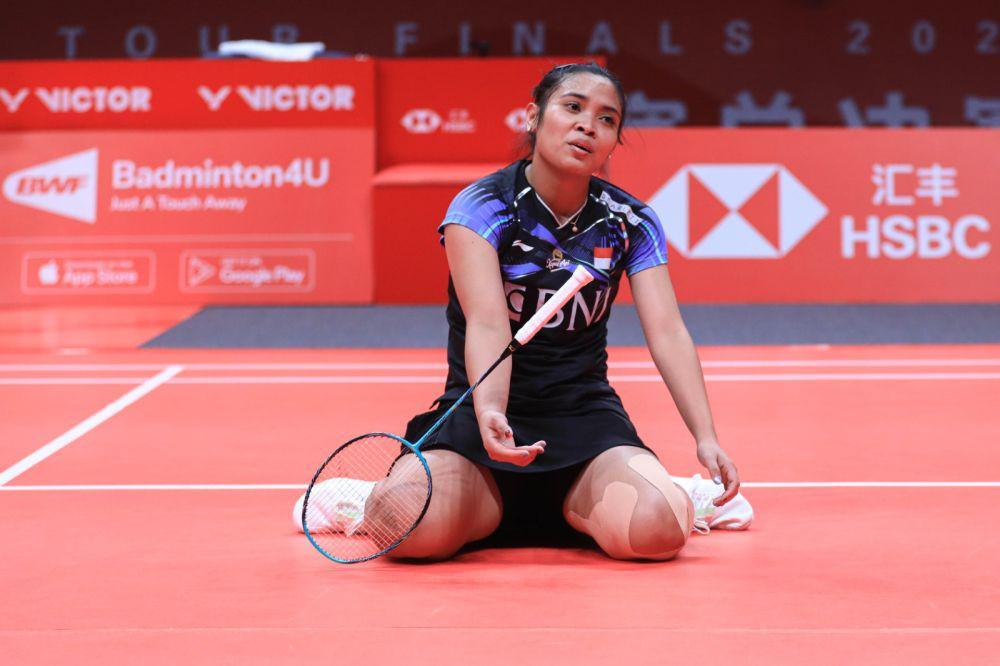 Gregoria Bekuk Kim Ga Eun di Laga Terakhir BWF World Tour Finals