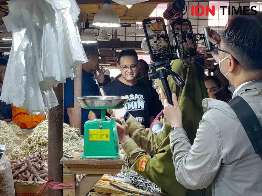 Anies Baswedan Dorong Pedagang Pasar Bentuk Koperasi di Jambi