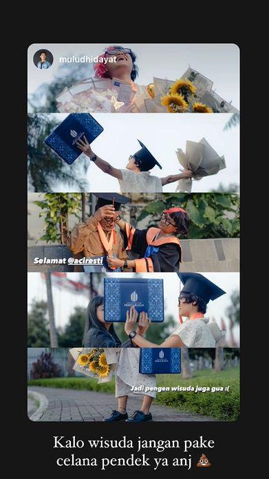 potret wisuda Aci Resti (instagram.com/aciresti)