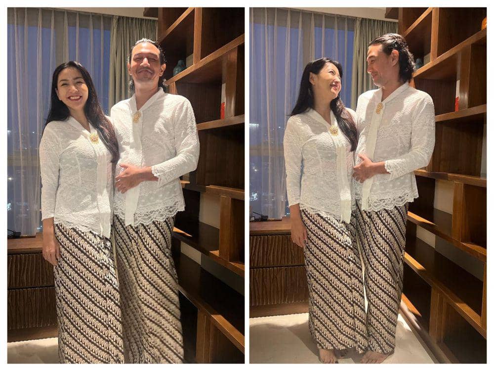 7 Momen Hesti Purwadinata dan Suami Cosplay Jadi Jeng Yah, Ngakak!