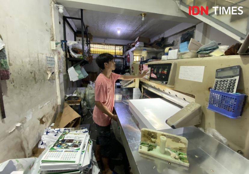 Bisnis percetakan meraup cuan ditahun politik (IDN Times/Indah Permata Sari)