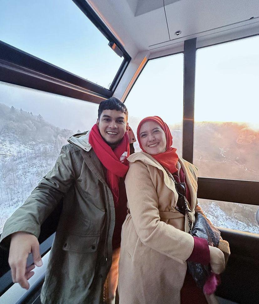 momen liburan Ridwan Ghany dan Adhitya Putri ke Jepang (instagram.com/ridwanghany)