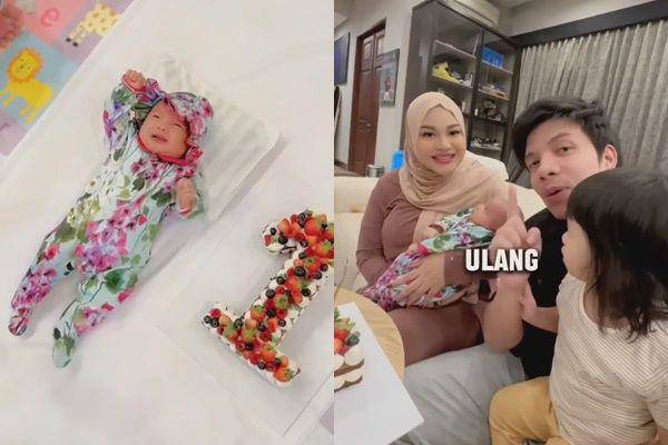 perayaan 1 bulan Azura (youtube.com/attahalilintar)