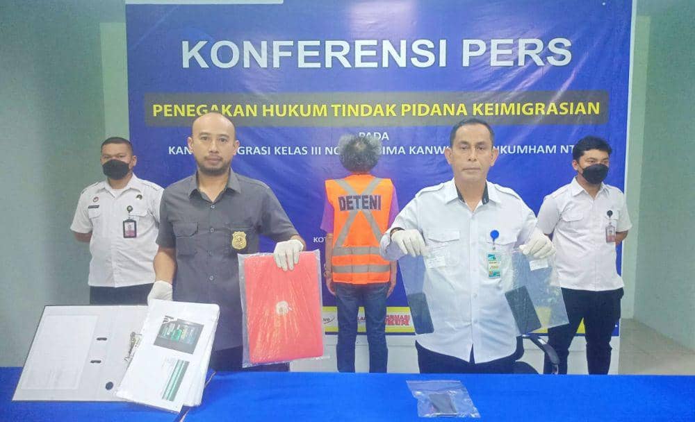 WNA Asal Taiwan Jadi Tersangka dan Ditahan di Rutan Kelas IIB Bima